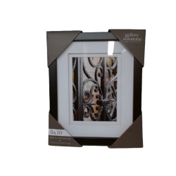 Picture Frame 8 x 10" Black Wood Gallery Solutions"