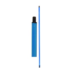 Broom Handle Metal 48  Heavy Duty Blue"