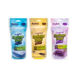 KODIAK SCENTED KITCHEN BAGS 3 SCENTS 25/ROLL 48/CS