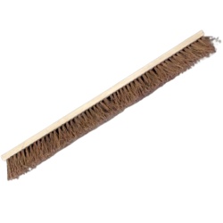 Push Broom 36 w/Handle Stiff Bristle Fiberbuilt"