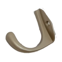 Single Hook Pewter Nystrom