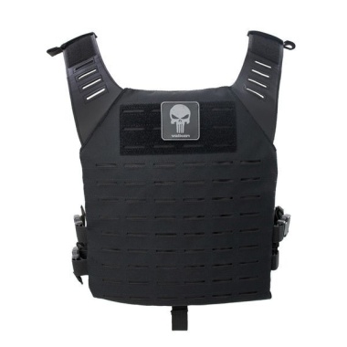 Valken Alpha Laser Cut MOLLE Plate Carrier - black skull