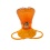 Bird Feeder Orange Plastic More Birds 34oz.