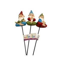 Pot Stake 9 Yoga Pose Gnome Exhart"