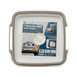 Collapsible Sink With Drain 12 X 12""