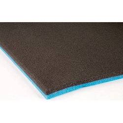 Double Layer Foam Pad 20x72x0.5 Inch 51x183x1.3cm Blue/black