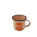 Enamel Coffee Mug 12oz. Chin Up