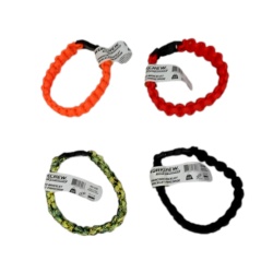 Paracord Bracelet 0.91 X 9" 180lbs. Ass't Colours Workcrew"