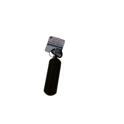 Waterproof Storage Capsule 1.5 x 5" Black w/Carabiner"