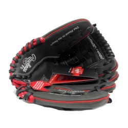Baseball Glove 11 All Leather Shell Black Rawlings"