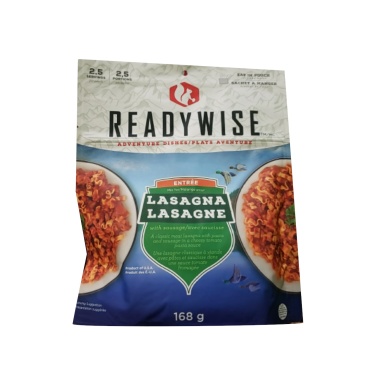 Wise company camping food - cheesy lasagna 168g makes 2.5 servings