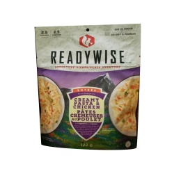 Wise company camping food - creamy pasta with chicken 122g makes 2.5 servings