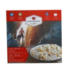 Wise company camping food - pasta alfredo with chicken