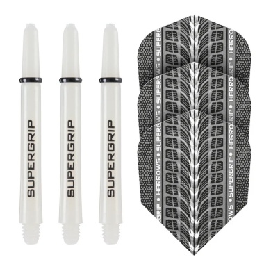 Flights & Shafts H. White/Silver