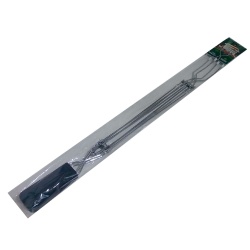 Adjustable forks extends to 30 inch 2 pack with plastic handle