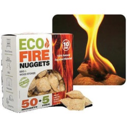 Eco Fire Nuggets 55 Per Box - Non Toxic Easy To Light (special Price)