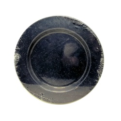 Enamel Plates 10.5 4pk. Blue Speckle Wanderlust (or b/u $2.99/ea.)"