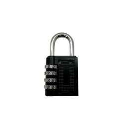 4 Digit Combination Padlock Black