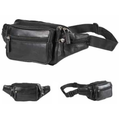 Waist pack leather fanny pack adjusts up to 45 inch