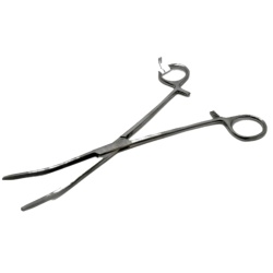 Forceps Curved 8 Stainless Steel"
