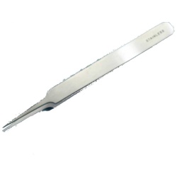 Forceps, watchmaker, straight, #5, 125mm 5, sta"