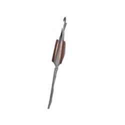 Tweezer Cross Action 6.5 Curved Wood Grip"