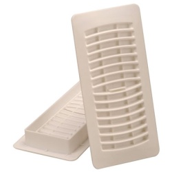 Floor diffuser vent 4x10 white 20 case