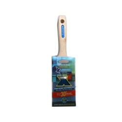 Paint brush 2.5 inch oval cutter synthetic bristles"