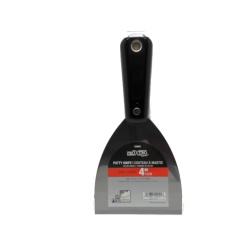 Putty knife 4 inch stiff stainless steel plastic handle