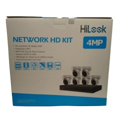 HiLook 8 channel Network Video Recorder 2TB kit with 6 cameras
