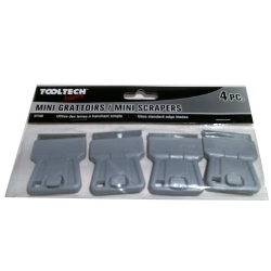 Scrapers 4 pc mini uses standard edge blades