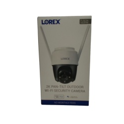 Lorex 2K pan-tilt outdoor wifi security camera - works with Google and Alexa