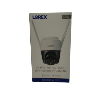 Lorex 2K pan-tilt outdoor wifi security camera - works with Google and Alexa