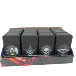 Double Flame Lighter Torch Soul Skulls