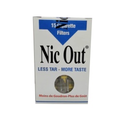 Nic Out Cigarette Filters 15pk.