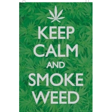 Flag 3x5Ft - keep calm and smoke weed