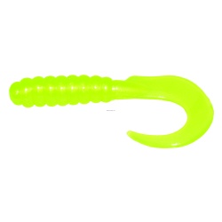 3 Curl Tail Grub Chart Pearl 10 per pack"