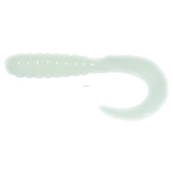 3 Curl Tail Grub White 10 per pack"
