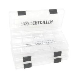 Calcutta C2LTT-3500 3500 Size Tackle Trays Clear 2-Latch Priced per tray