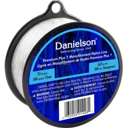 Danielson 418C-15 Plus 7 Mono Nylon Line Clear 15 Lb