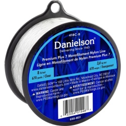 Danielson 418C-8 Plus 7 Mono Nylon Line Clear 8 Lb
