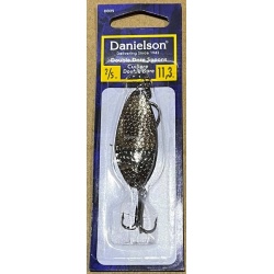 Danielson DD14HNCK Double Dare Hammered Spoon, 1/4oz, w/Treble &