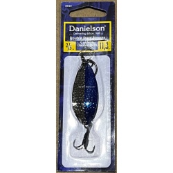Danielson DD25HNCKBLU Double Dare Hammered Spoon, 2/5oz, w/Treble &