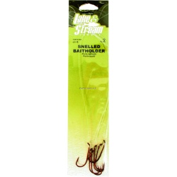 Eagle Claw 13010-002 Lake & Stream Snelled Hook, Size 2, Baitholder