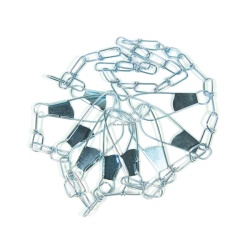 Eagle Claw Q04300-005 Stringer, 46 9 Snap Chain Stringer, Nickel"