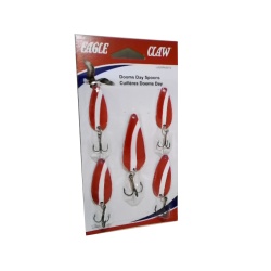 Fishing Spoons 5pk. Ass't Sizes Dooms Day
