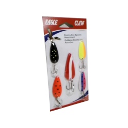 Fishing Spoons 5pk. Ass't Sizes Dooms Day