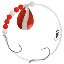 Matzuo MZ-CR3-1-X Walleye Spin Rig Red/White, SZ 3