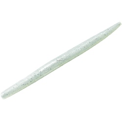 Yum YDG481 Dinger Soft Plastic Worm 4" Pearl Silver 