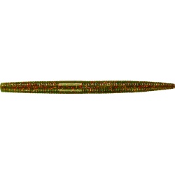 Yum YDG5194 Dinger Soft Plastic Worm 5" Watermelon Cooper/Red Flake